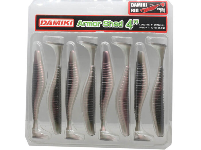 Damiki Armor Shade Paddle 10CM (4 inch), 455 (TN Shad), 8buc/plic - imagine 12