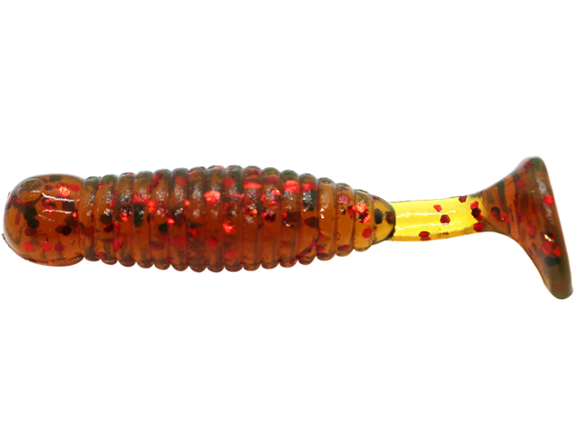 DMK-IGRUB2-204 Damiki I-Grub 5.1CM (2 inch), 204 (Motor Oil Red), 16buc/plic