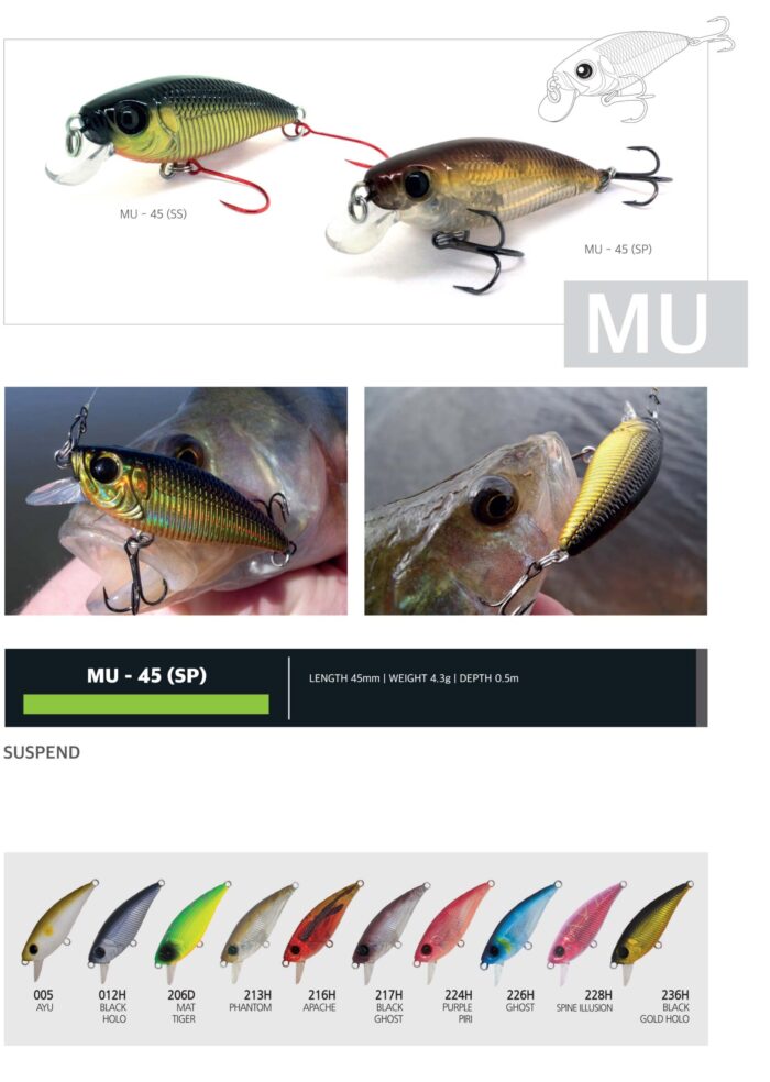 Damiki MU-45SP 4.5CM, 4.3gr (Suspending) - imagine 2