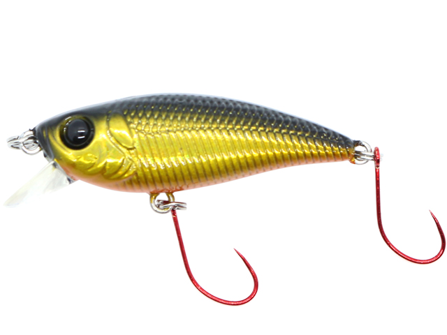 DMK-MU45SS-236H Damiki MU-45SS 4.5CM, 4.6Gr (Slow Sinking), 236H (Black Gold Holo) - imagine 1