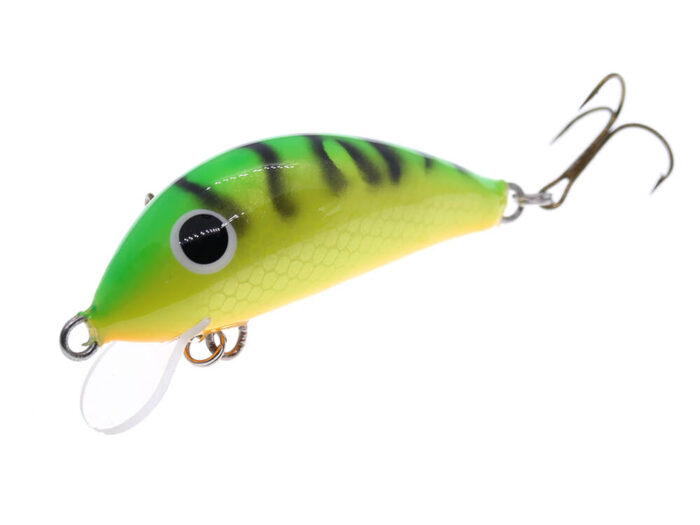 Gloog Hektor 40SR, 4cm, 3.5gr (Floating), TGF (Tiger Green Fluo) - imagine 3