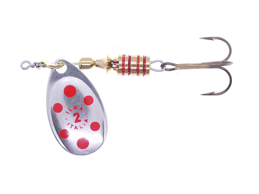ILBA-20112 Ilba rotativa Tondo Silver/Red (argint cu puncte rosii), nr.2, 5gr (20112)