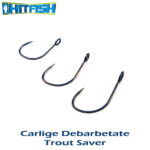 Hitfish Carlig Pastrav Debarbetat Trout Saver, marime 4 (7buc/plic)