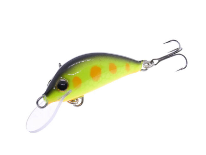 Gloog Hektor 35N, 3.5cm, 2gr (Floating), TY (Tiger Yellow) - imagine 3