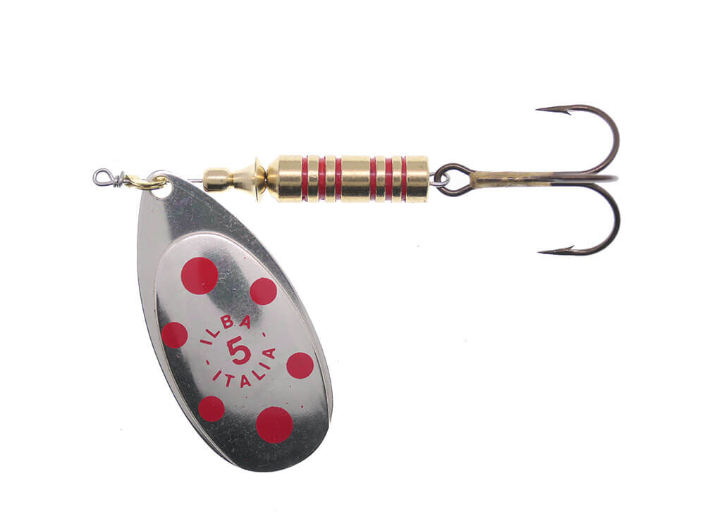 ILBA-20115 Ilba rotativa Tondo Silver/Red (argint cu puncte rosii), nr.5, 13gr (20115)