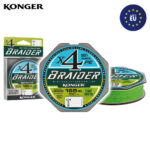 Konger Fir Textil Braider X4 Lime Green 150m, 0.16mm, 15.9kg