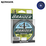 Konger Fir Textil Braider X4 Lime Green 150m, 0.16mm, 15.9kg - imagine 3