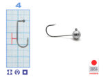Xfish Aberdeen MicroJig Bila marime #4, 3gr, gramaj inscriptionat pe bila (5buc/plic)