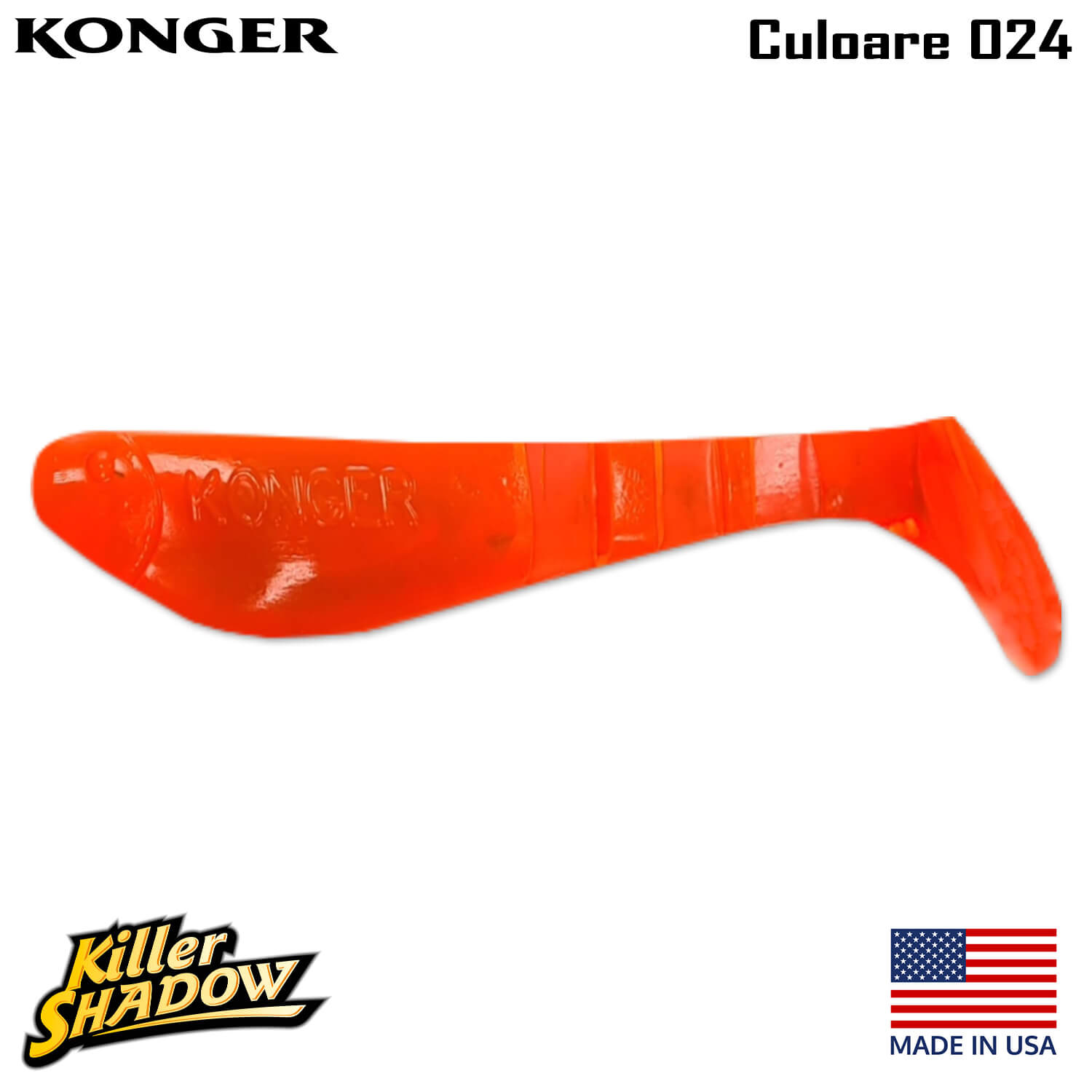 024-logo-9cm Konger Killer Shadow 9CM, culoare 024 (4buc/plic)