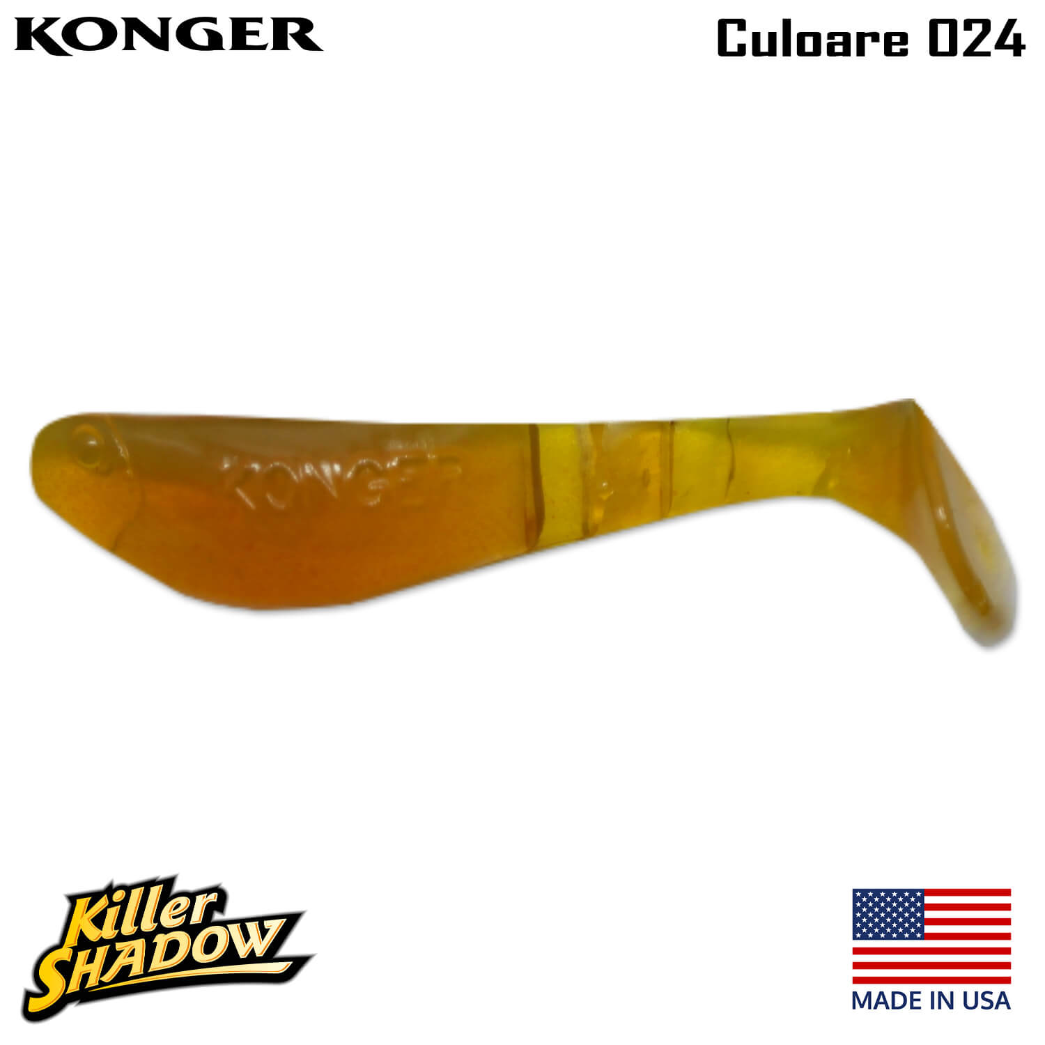 024-logo Konger Killer Shadow 5.5CM, culoare 024 (5buc/plic)