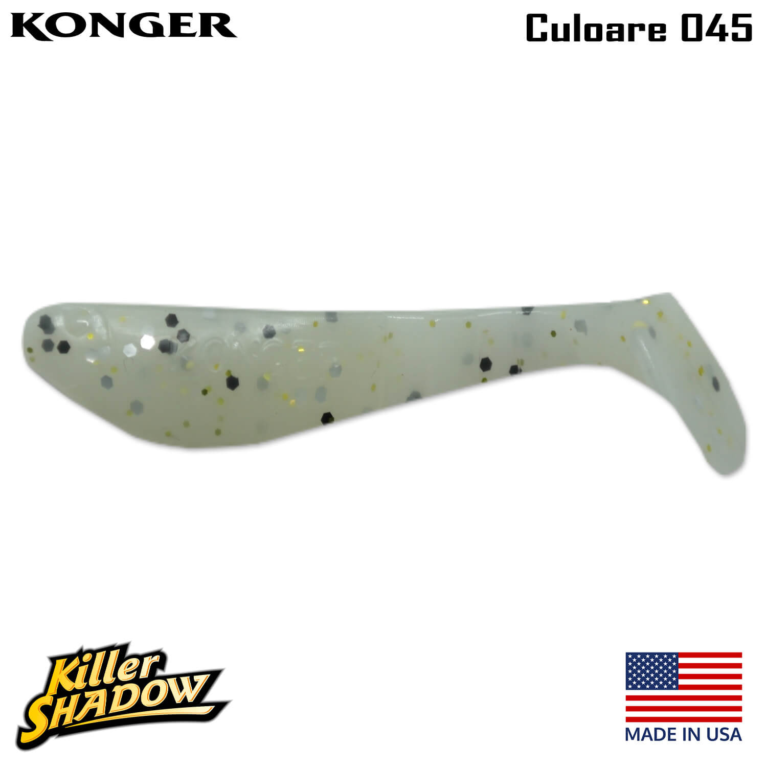 045-logo Konger Killer Shadow 5.5CM, culoare 045 (5buc/plic)