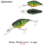 Kamatsu Baby Shad 4cm, 5.2gr (Sinking) - imagine 2