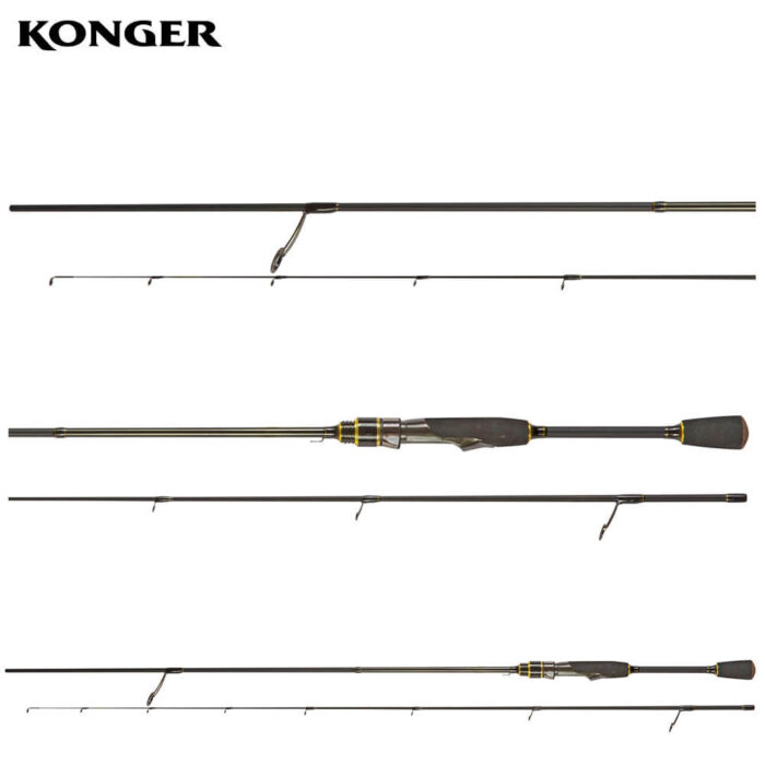 Lanseta Spinning Konger Vistar Jig ML, 2.15m, 4-18gr (din 2 bucati) - imagine 2