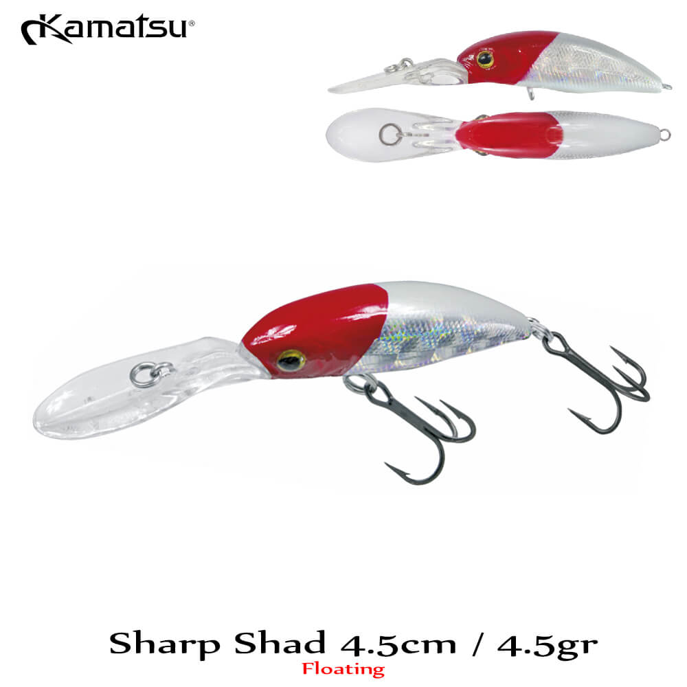323101-Cover Kamatsu Sharp Shad 4.5cm, 4.5gr (floating) - imagine 1