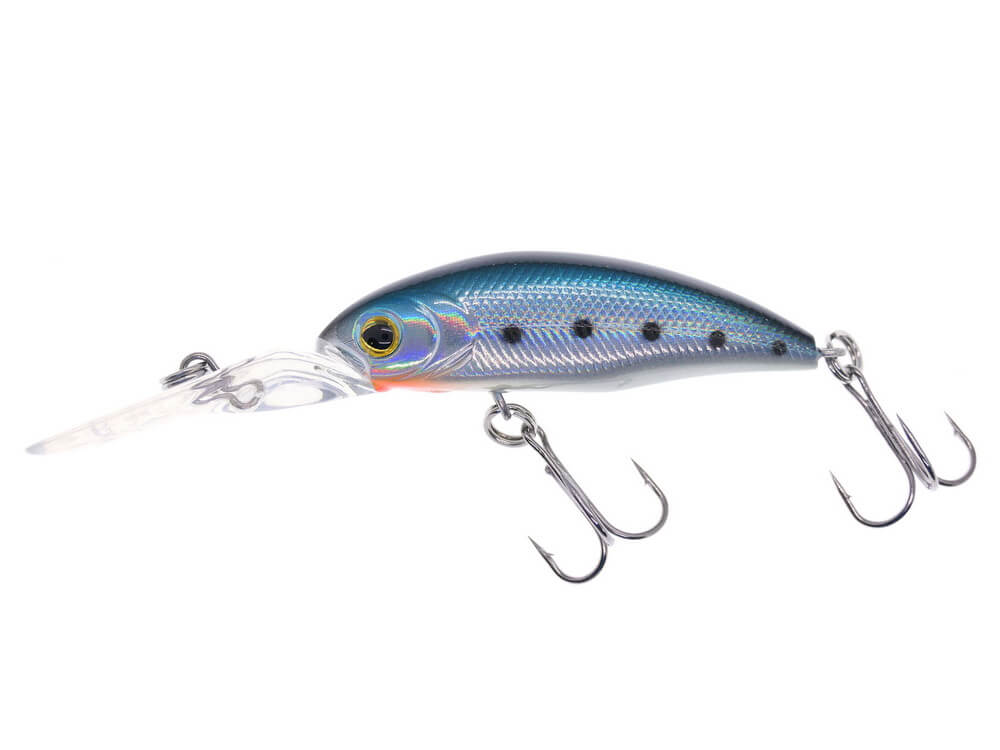 3231010181 Kamatsu Sharp Shad 4.5cm, 4.5gr (floating), 018 (Spotted Blue)