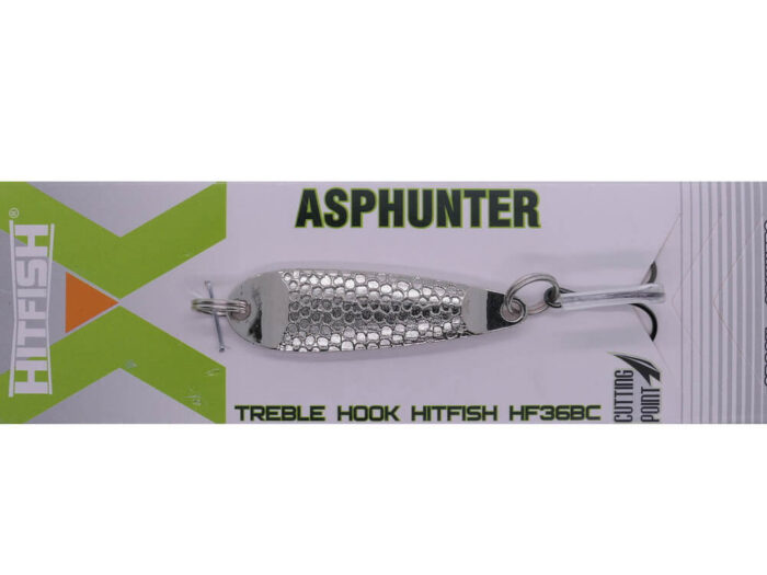 Hitfish Oscilanta avat Asphunter 5.7cm, 14gr, Culoare 01 (Nickel) - imagine 4