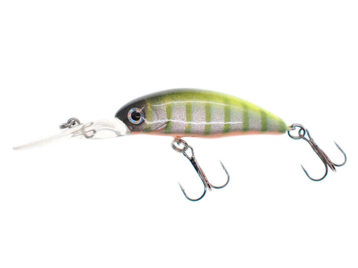 Kamatsu Sharp Shad 4.5cm, 4.5gr (floating), 092 (Chartreuse Lime Gill) – Custom Color by Mogo Lures - imagine 2
