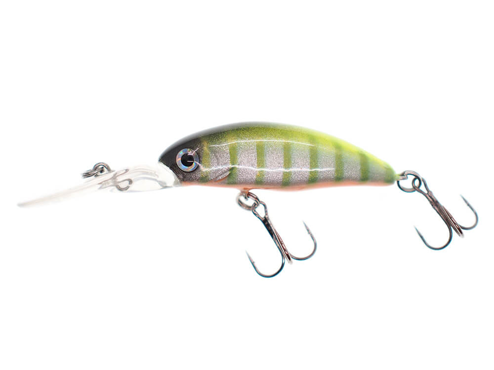 323101092 Kamatsu Sharp Shad 4.5cm, 4.5gr (floating), 092 (Chartreuse Lime Gill) – Custom Color by Mogo Lures - imagine 1