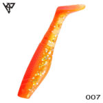 KP Baits Original Shad 5CM (2 inch), culoare 007 (Orange Silver Shiner) (5buc/plic)