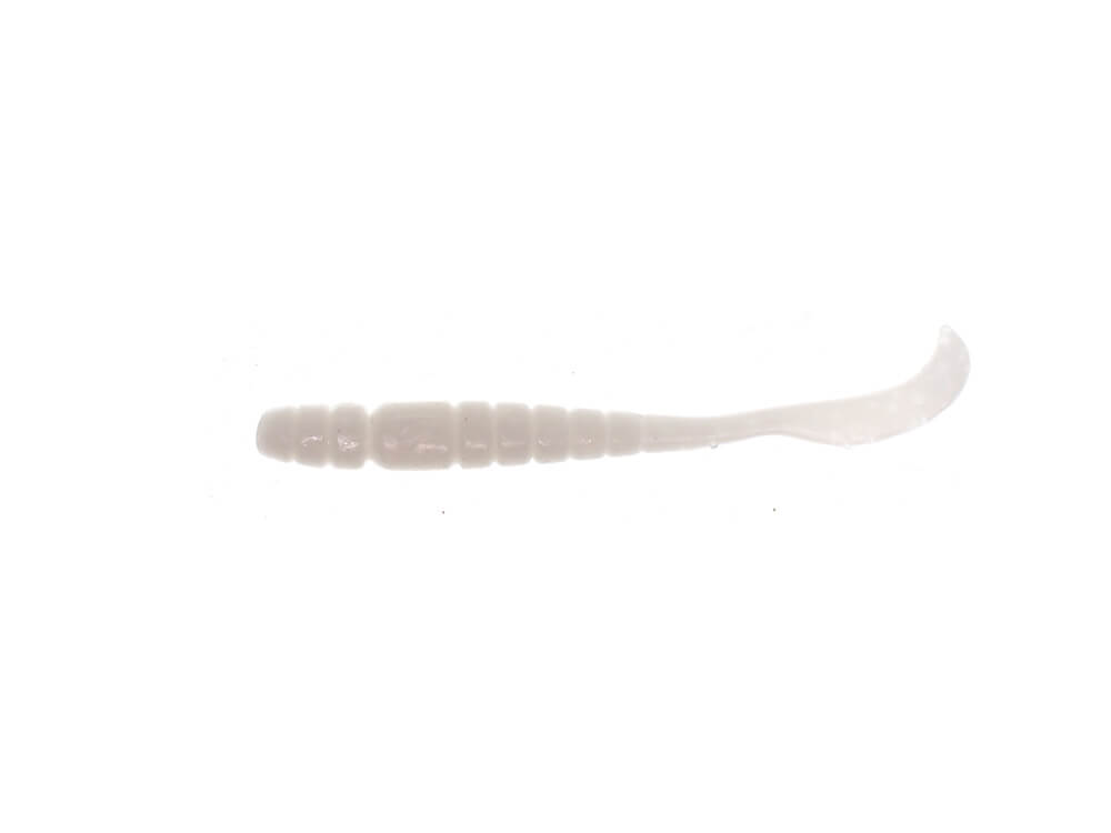 DMK-HMCT2-210 Damiki Hameru Curly Tail 5CM (2 inch), 210 (Cream White), 12buc/plic