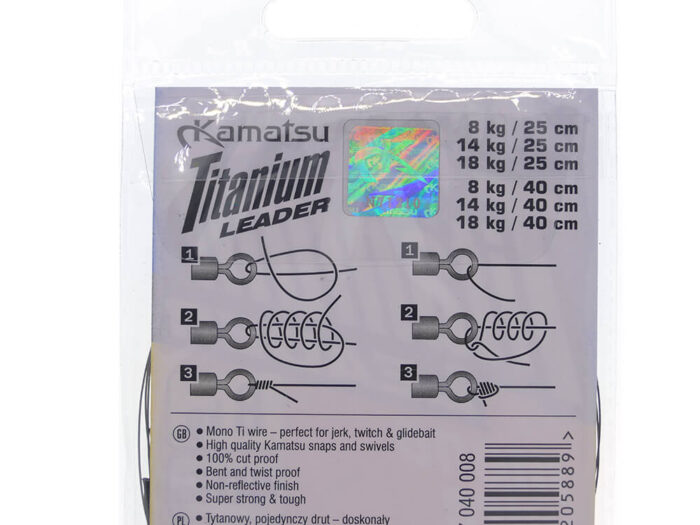 Kamatsu strune rapitor Titan Wire-X, 40cm, 8kg, 2buc/plic - imagine 5