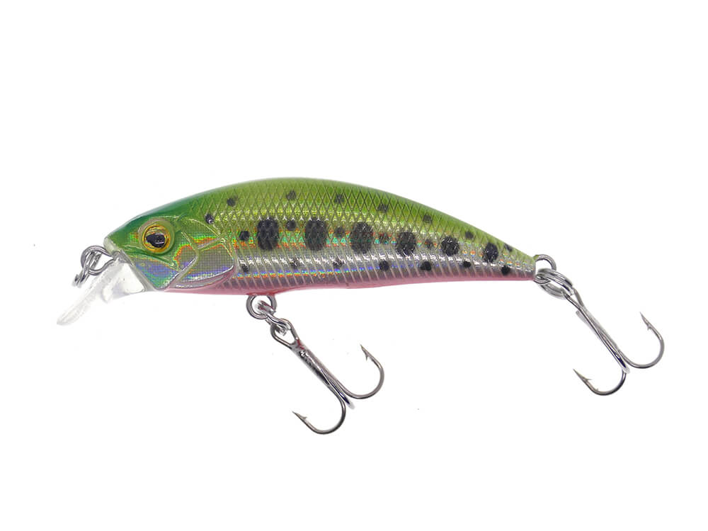 324049072-01 Kamatsu Trout Minnow 4.5cm, 2.2gr (sinking), 072 (Black Hole Green)