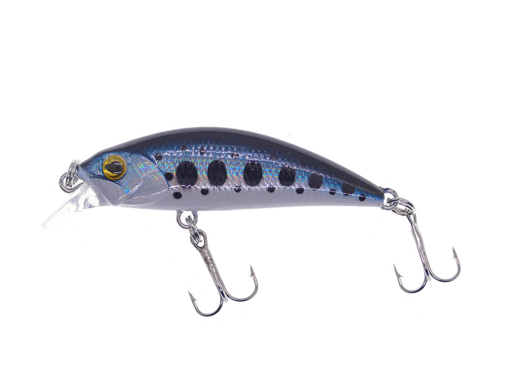 324049073-01 Kamatsu Trout Minnow 4.5cm, 2.2gr (sinking), 073 (Black Hole Blue)