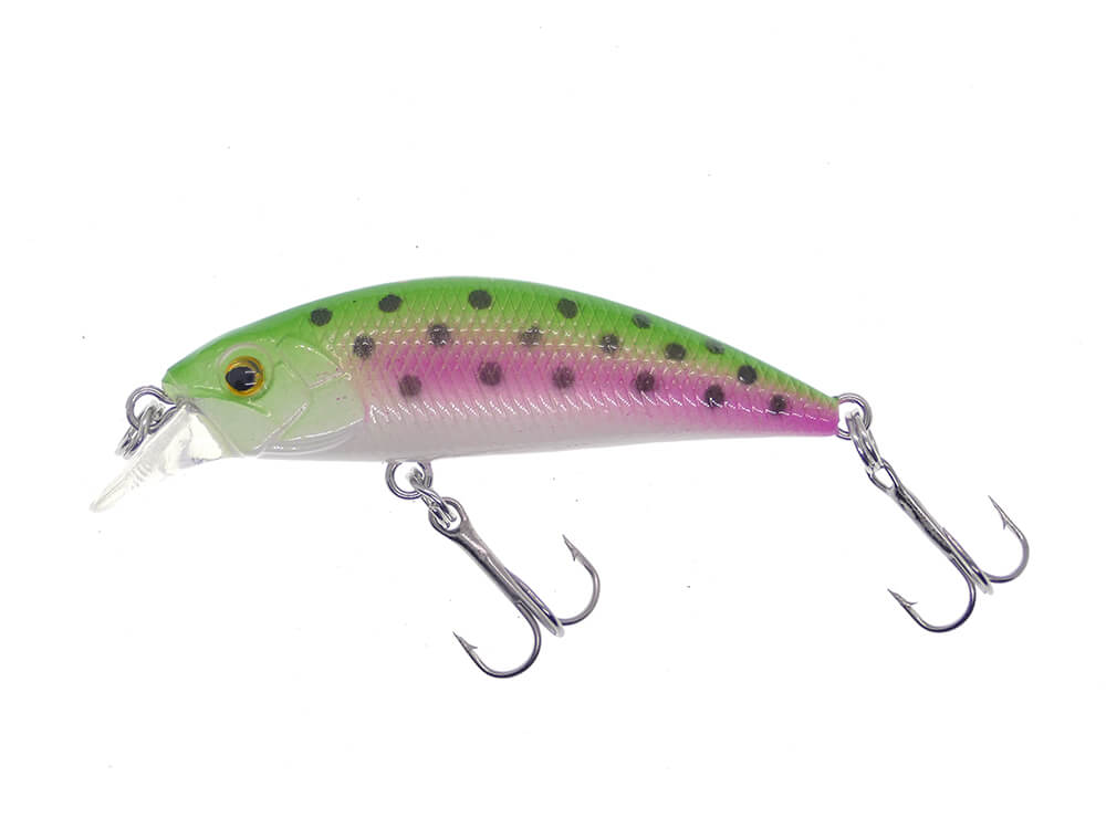 324049075-01 Kamatsu Trout Minnow 4.5cm, 2.2gr (sinking), 075 (Rainbow Trout)