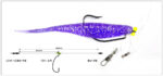 Damiki monturi drop shot Downshot Fishing Rig Set Wide Gape Offset Hook #4/0 (3buc/set) - imagine 4