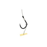 Kamatsu carlige Iseama legate cu fir monofilament 10cm pentru Method Feeder + Fast Stop, #6 (5buc/plic) - imagine 2