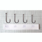 Filstar Sensei Carlig Round Bent Worm Hook F1502BN, culoare Black Nickel, nr.1/0-nr.4/0 (10-12buc/plic) - imagine 2