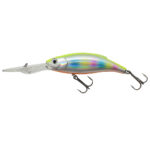 Sea Buzz vobler Hunter Deep Shad 12.5cm, 49gr, Floating, culoare 084-CHRR, pentru pescuitul la trena, evolutie 9-13m+