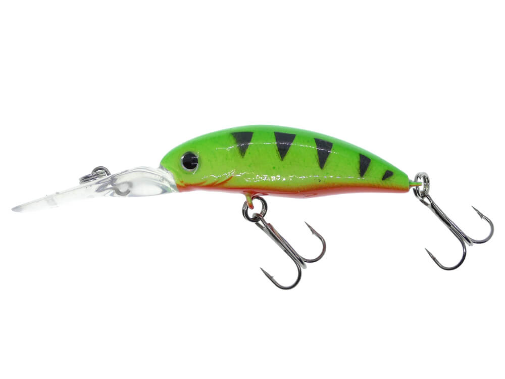 323101095 Kamatsu Sharp Shad 4.5cm, 4.5gr (floating), 095 (Fire Tiger) – Custom Color by Mogo Lures