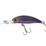 Kamatsu Sharp Shad 4.5cm, 4.5gr (floating), 097 (Purple Black) – Custom Color by Mogo Lures