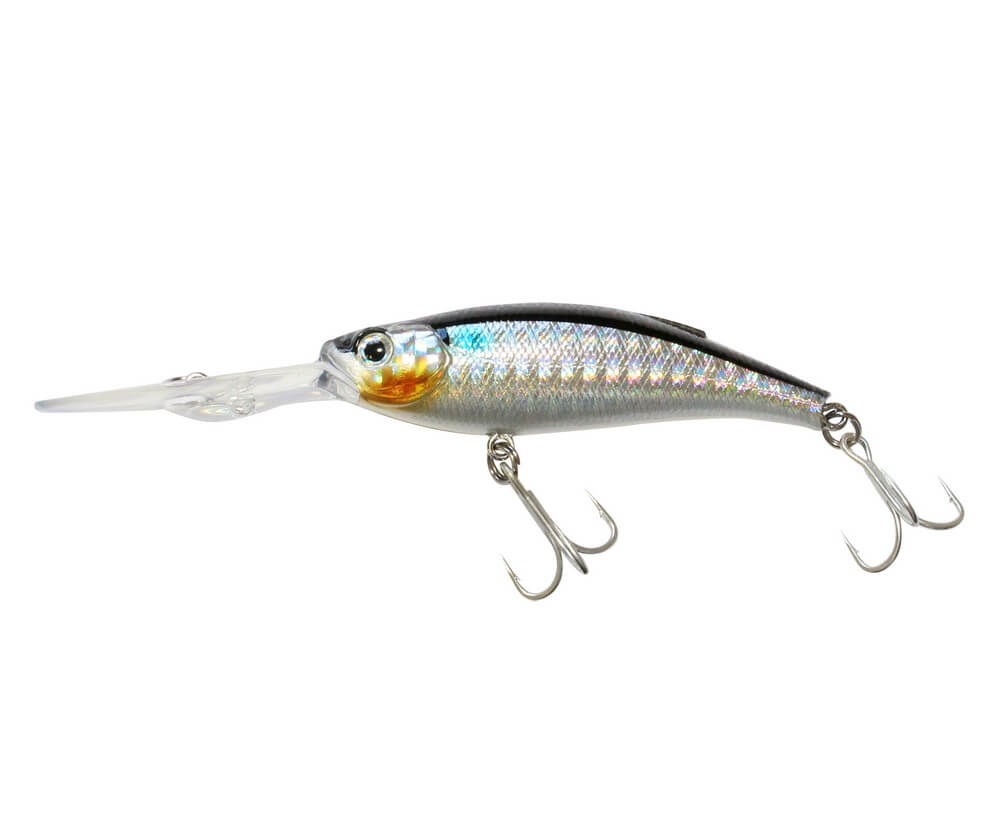 SBZ-HDS75F-098 Sea Buzz vobler Hunter Deep Shad 7.5cm, 11gr, Floating, culoarea 098-HHB, pentru pescuitul la trena, evolutie 3-3.5m