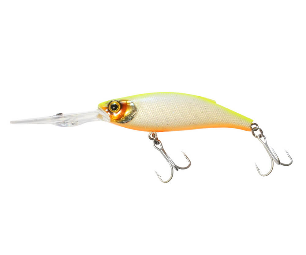 SBZ-HDS75F-H-061 Sea Buzz vobler Hunter Deep Shad 7.5cm, 11gr, Floating, culoarea H-061-SLN, pentru pescuitul la trena, evolutie 3-3.5m