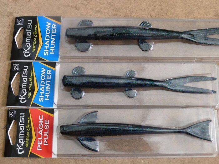 Kamatsu Pelagic Pulse 20cm/28gr, 05 Black Mamba (1buc/pac) - imagine 2