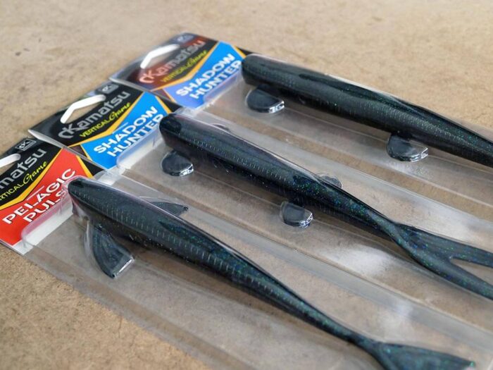 Kamatsu Pelagic Pulse 20cm/28gr, 05 Black Mamba (1buc/pac) - imagine 3