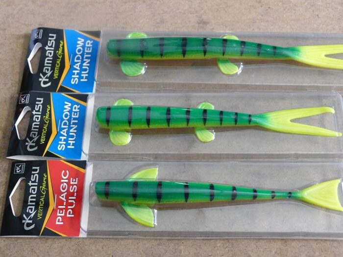 Kamatsu Pelagic Pulse 20cm/28gr, 03 Fire Tiger (1buc/pac) - imagine 2